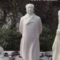 毛主席石雕，汉白玉毛主席雕塑