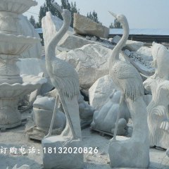 仙鹤石雕,仙鹤雕塑
