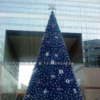 玻璃钢圣诞树雕塑