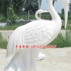 汉白玉仙鹤,石雕仙鹤
