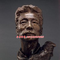 鲁迅铜雕，名人肖像铜雕