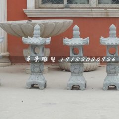 石灯,青石石灯雕塑