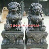铜狮子，北京狮铜雕