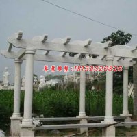 长廊石雕，公园走廊雕塑