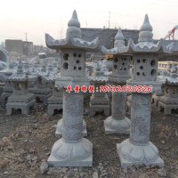 石灯雕塑，仿古石灯，公园景观石雕