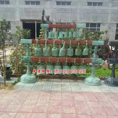 编钟铜雕,青铜编钟雕塑