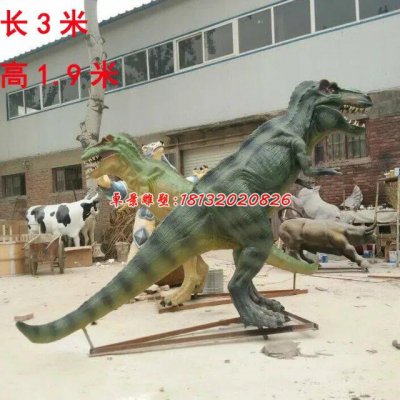 玻璃钢恐龙雕塑，仿真恐龙雕塑 (1)