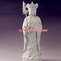 汉白玉佛像雕塑，地藏王菩萨石雕
