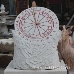 石头日晷雕塑,石雕日晷,学校日晷雕塑