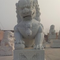 北京狮石雕，大型北京狮石雕