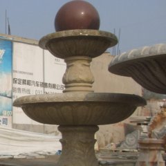 风水球石雕,大理石风水球喷泉雕塑