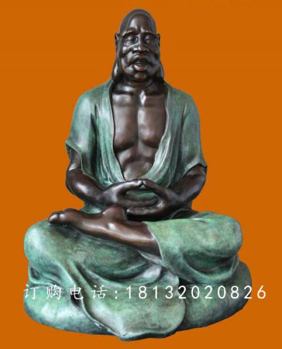 铜雕十八罗汉，寺庙铜佛像 (2)
