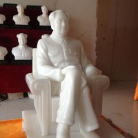 汉白玉伟人雕塑，毛主席石雕