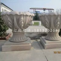 景观花盆雕塑，欧式花盆石雕