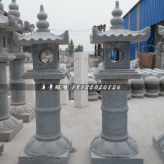 仿古石灯雕塑,公园青石灯