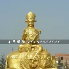 普贤菩萨雕塑,大型佛像铜雕