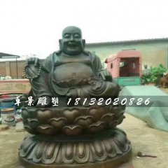 笑面佛铜雕,寺庙铜雕佛像