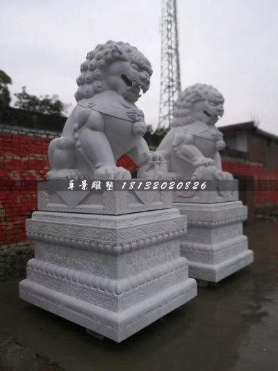 大型狮子石雕，北京狮石雕 (2)