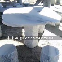 石雕桌椅，大理石桌椅