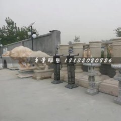 石灯雕塑,仿古石灯雕塑