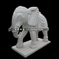 大象石雕，广场大象石雕