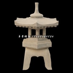 小型石灯,大理石灯雕塑