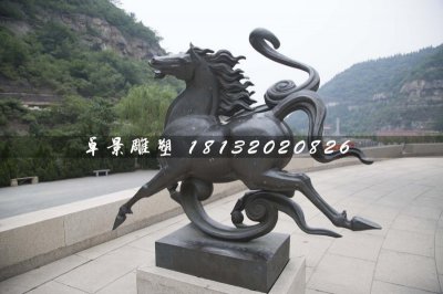 铜马雕塑，公园动物铜雕