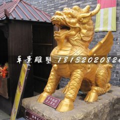 麒麟铜雕,神兽铜雕