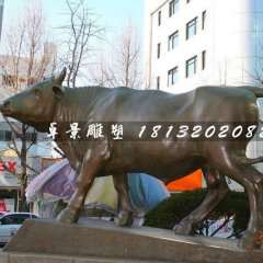 銅牛雕塑,動物雕塑