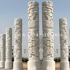 鳳凰柱子石雕廣場石柱子