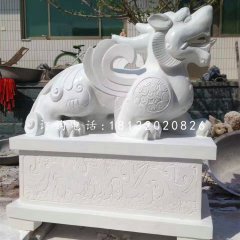 神兽石雕,汉白玉貔貅
