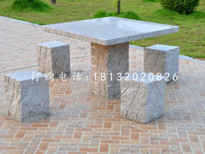公园石桌椅，大理石桌凳