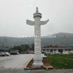 龙柱石雕,汉白玉华表石雕