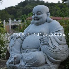 笑面佛石雕,青石弥勒佛