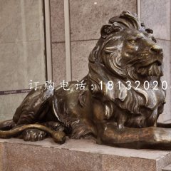 汇丰狮铜雕,欧式铜狮子