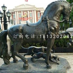 坐騎雕塑,青銅馬雕塑