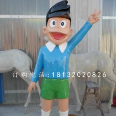 玻璃钢小夫雕塑,卡通人物雕塑
