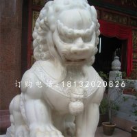 北京狮石雕汉白玉狮子