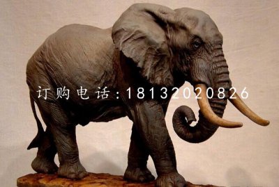 大象雕塑，铜雕大象