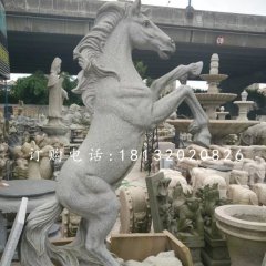 青石立馬雕塑,廣場石雕馬
