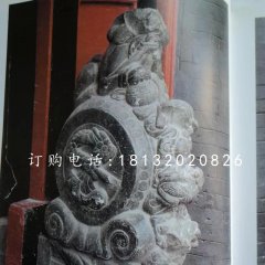 抱鼓石,青石仿古雕塑