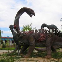 玻璃钢动物，公园恐龙雕塑