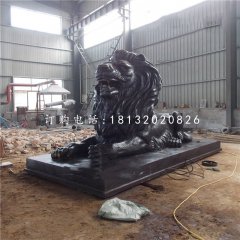 西洋狮铜雕,广场铜狮子