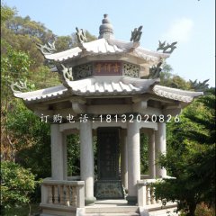碑亭石雕,大理石凉亭