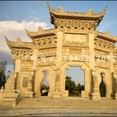 牌楼石雕,仿古石雕牌坊
