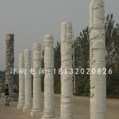 广场石柱子,汉白玉柱子