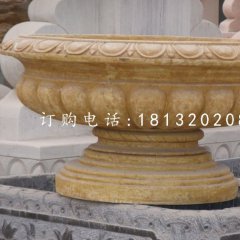 砂岩花钵雕塑,欧式花盆