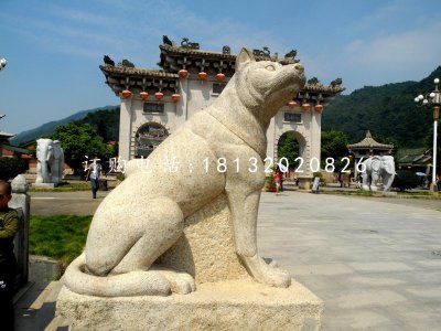 公园动物雕塑石雕十二生肖 (5)