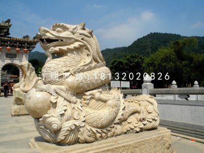 公园动物雕塑石雕十二生肖 (6)