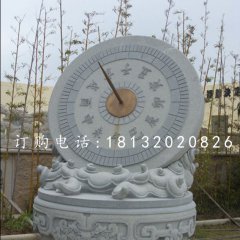 青石日晷雕塑,校园雕塑